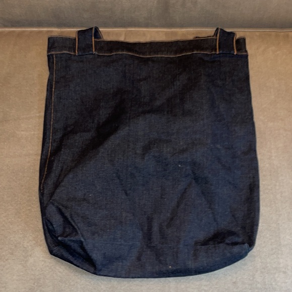 NWOT.  James Jeans double strap denim blue bag. - Picture 4 of 5